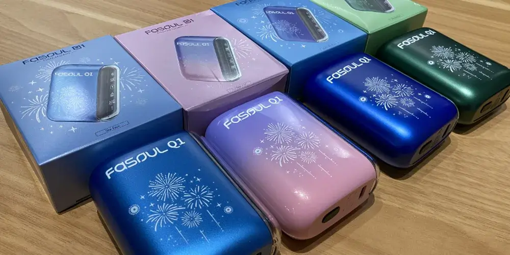 【花火海洋藍/花火森林綠/花火天空藍/花火暮光粉】Fasoul Q1主機新色花火系列現貨 專為IQOS TEREA用戶打造二回機一支菸可抽兩次